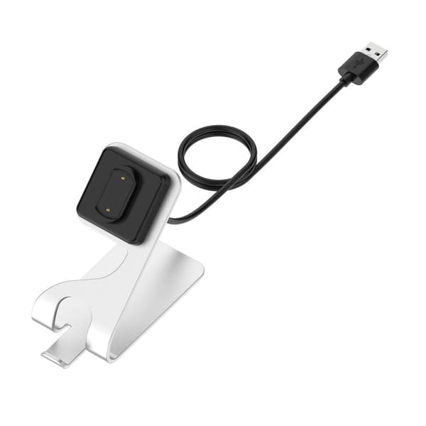 Til Amazfit T - Rex Ultra A2142 USB - kabel opladningsdockingoplader Silver