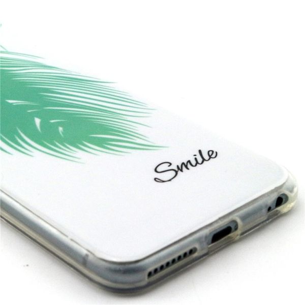 Iphone 6/6S 4.7" TPU Skal Green Leaf