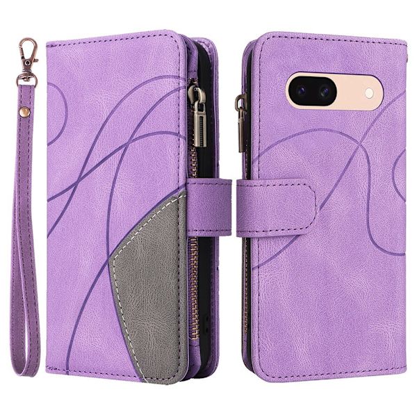 KT Multifunksjons Serie-5 For Pixel 8a Telefonveske Purple