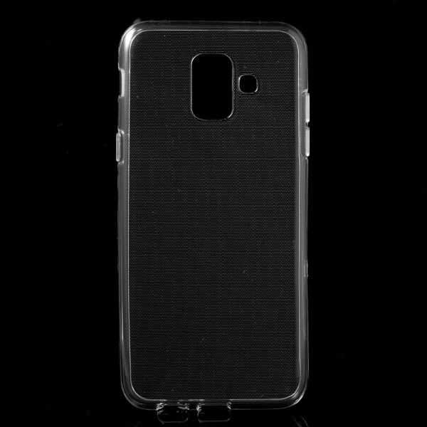 TPU mobiltelefon cover til Samsung Galaxy A6 (2018) med skridsikker Transparent