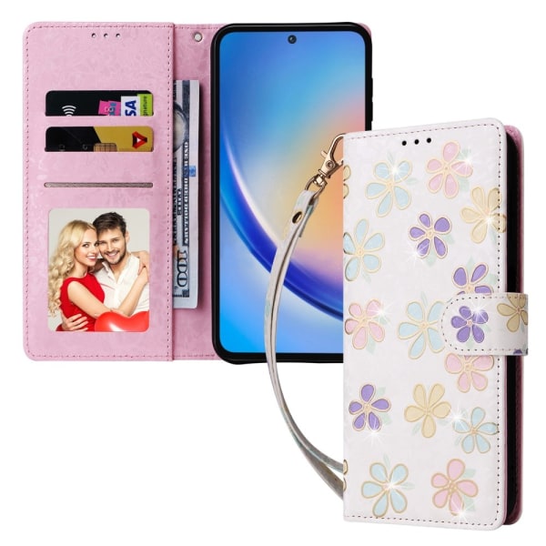 Til Samsung Galaxy A35 5G RFID-blokerende kortslots Telefoncover Multicolor