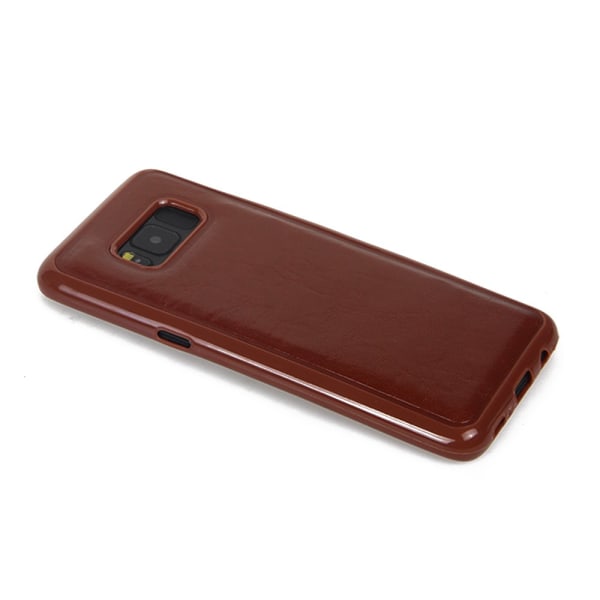 Samsung Galaxy S8 - 2 in 1 -lompakkokotelo / kuori - ruskea Brown