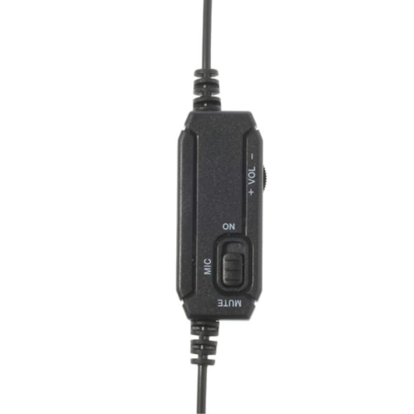 Kabelanslutet Headset med mikrofon för Sony PlayStation 4 PS4 Svart
