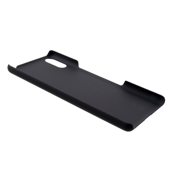 Gummieret hård plast beskyttelsescover til Sony Xperia L3 - Bl Black