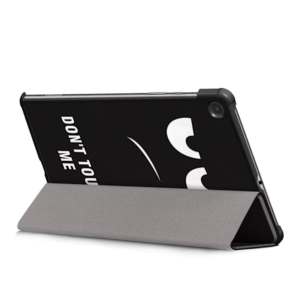 Tri-fold Stativveske for Samsung Galaxy Tab S6 Lite - Dont Touch Me Black
