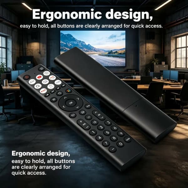 Fjärrkontroll Ersättning EN2F38H För Hisense TV Svart