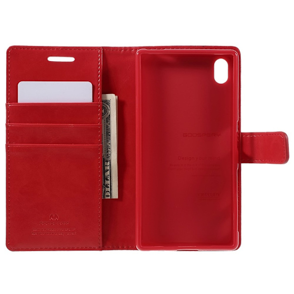 MERCURY GOOSPERY Blå Måne Sony Xperia Z5 - Rød Red