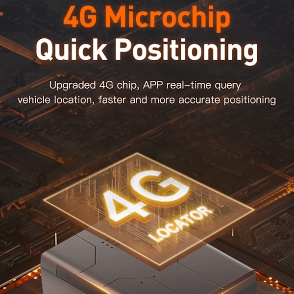 Q16 GPS Tracker Magnetisk Stöldskydd 4G Locator Multi Alerts Spårningsenhet Svart