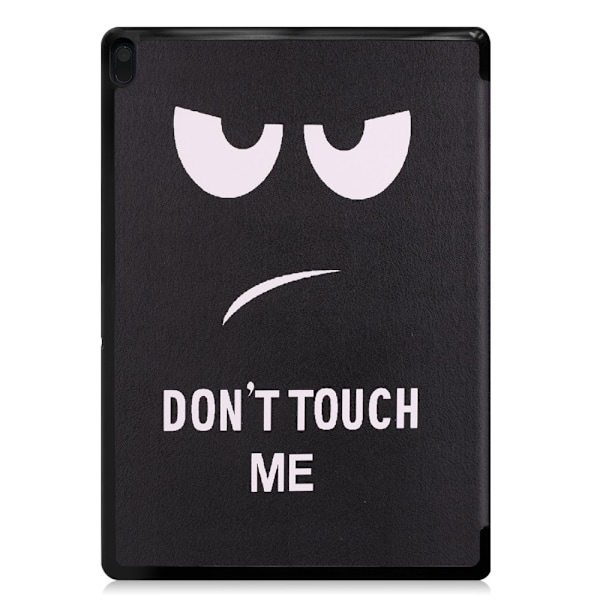 Tri-fold Fodral till Lenovo Tab E10 - Do not Touch Me Svart