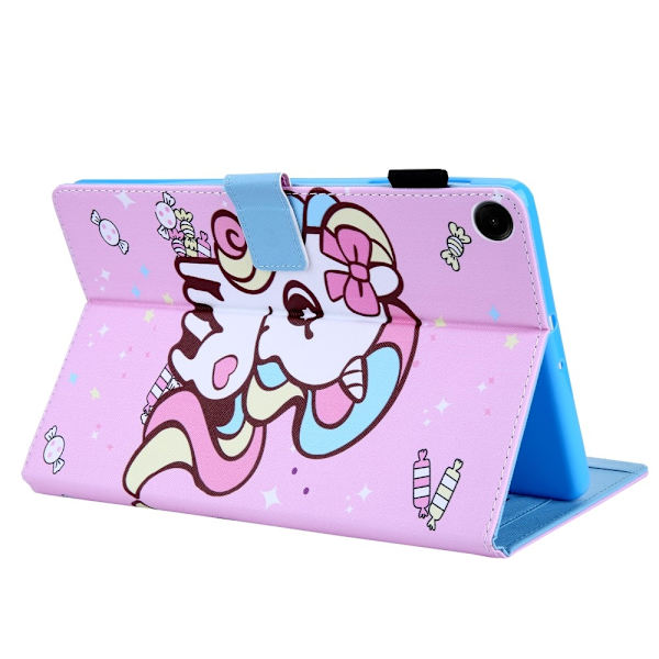 For Samsung Galaxy Tab A9 Flip Stand Case PU Leather Pattern Tablet Cover Multicolor