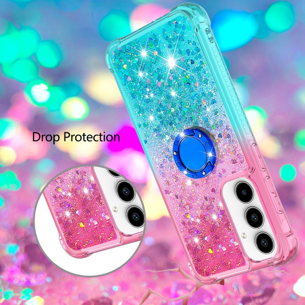 YB Quicksand -sarja-8 Samsung Galaxy A35 5G -jalusta Kuoret Gradientti TPU -päällinen Multicolor