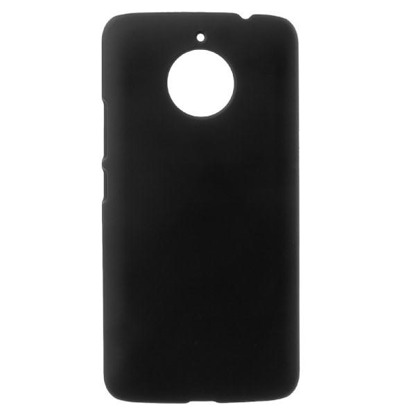 Rubberized Plastic Hard Case for Motorola Moto E4 Plus EU Version - Black Black