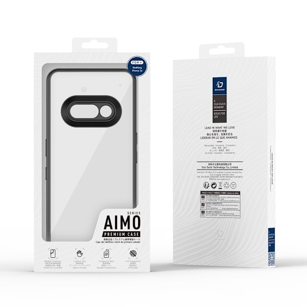 DUX DUCIS Aimo-sarjan Slim Case Nothing Phone (3a) - TPU+PC Transparent