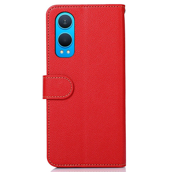 KHAZNEH OnePlus Nord CE4 Lite 5G Lompakkokotelo Nahkainen Flip Cover Red