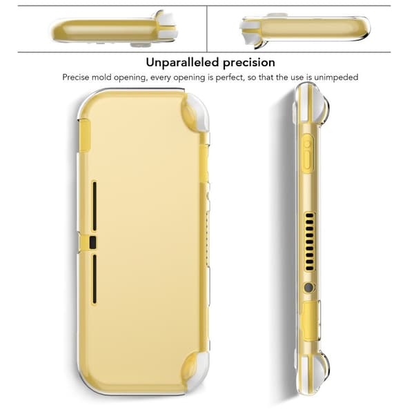 Kompatibel med Nintendo Switch Lite Transparent holdbart blødt TPU cover Transparent