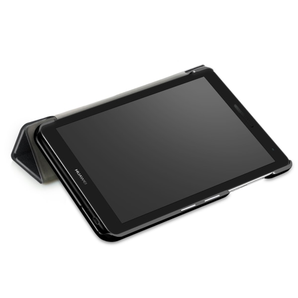 Til Huawei MediaPad T3 7.0 3G Version Tri-fold Stand Case - Sort Black