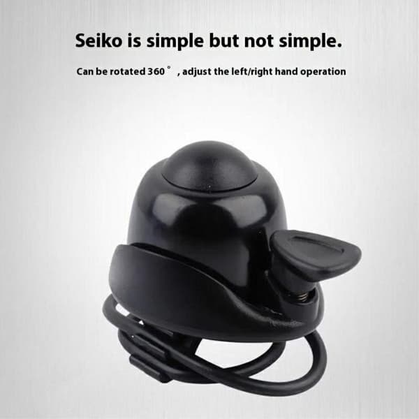 För Ninebot ES-serien Ringklocka Tuta 360 graders roterbar cykelklocka - Silver Silver one size