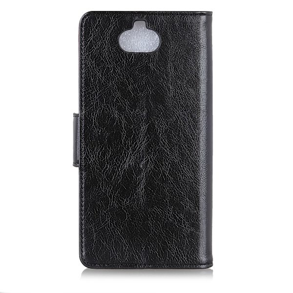 Sony Xperia 10 Plus Lommebok - cover Teksturert Split - Sort Black