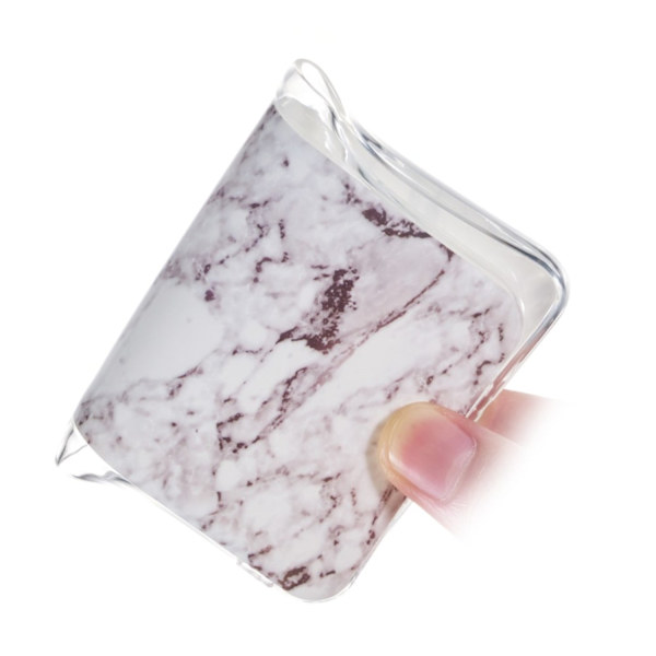 Marble Pattern IMD TPU Soft Back Case for Samsung Galaxy A70 - Style H Black