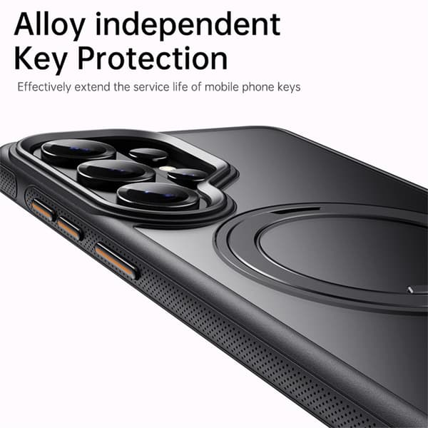 Til Samsung Galaxy S26 Ultra Magnetisk Mobildeksel Black