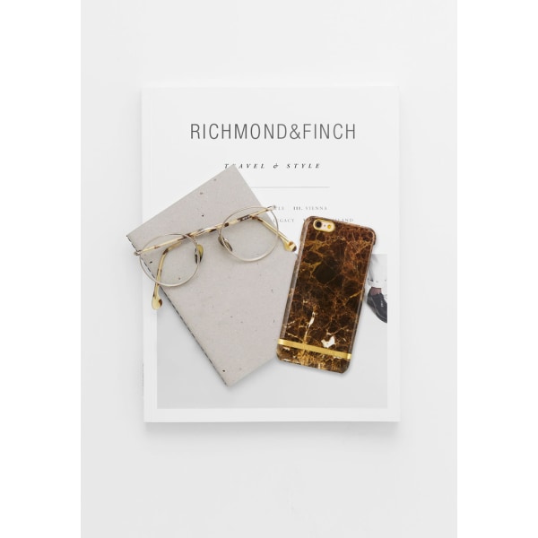 Richmond & Finch skal till iPhone 6 / 6s - Brown Marble Brun