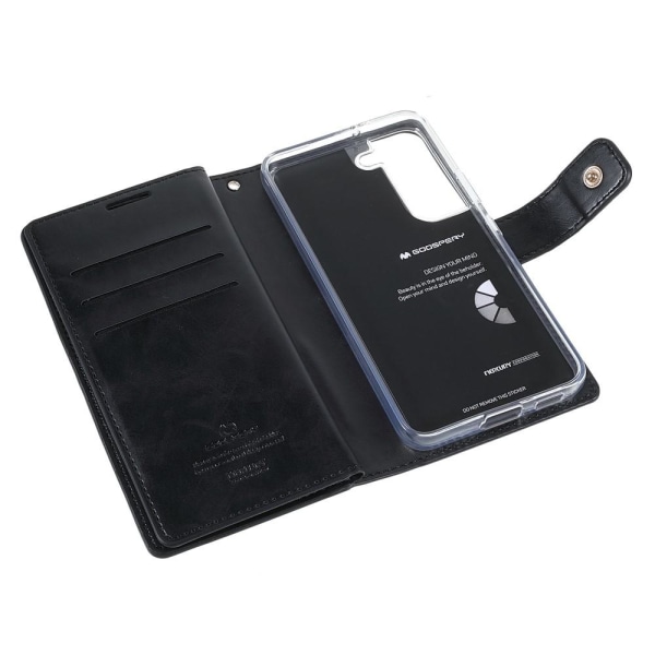 Samsung Galaxy S22+ MERCURY GOOSPERY Mansoor Wallet Case - Sort Black