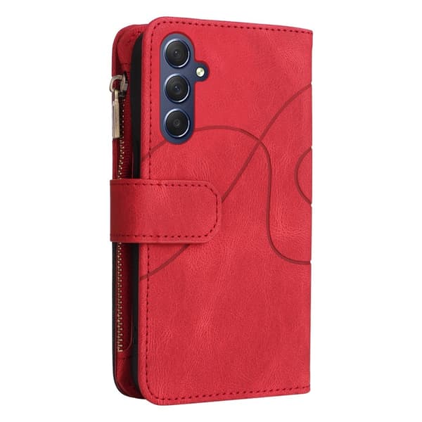 KT Multifunksjons Serie-5 For Samsung Galaxy A16 Telefonveske Red