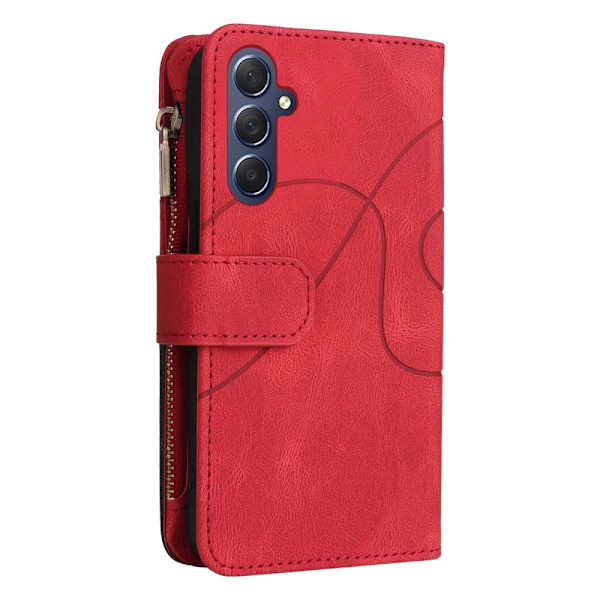 KT multifunktions - serie - 5 til Samsung Galaxy A16 telefonetui Red