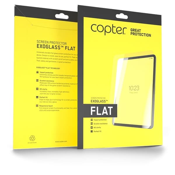 Copter Exoglass härdat glas iPad 10.9" 2022- / iPad 11" 2025- Transparent
