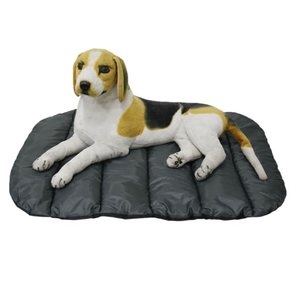 Vanntett sovematte for hunder med oppbevaringspose 80x70cm Black