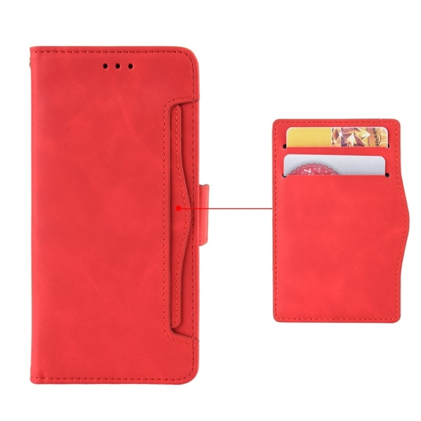 Wallet case Case Cover for Samsung Galaxy S25 Edge Red