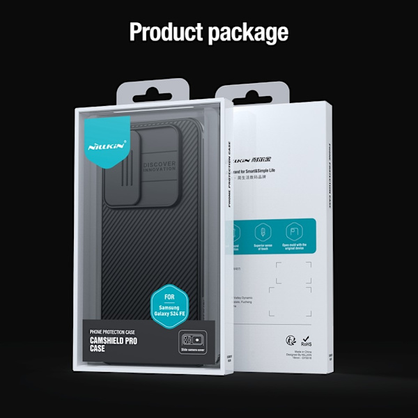 NILLKIN Camshield Pro Series för Samsung Galaxy S24 FE Fodral  Kameraskydd Svart