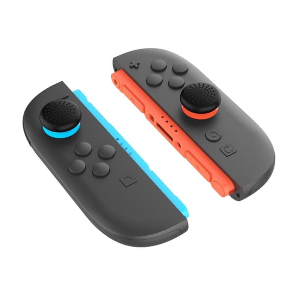 IPEGA 6 stk. 3 størrelser tommelfingergreb tommelfingergreb kompatibel med Nintendo Switch 2 Black