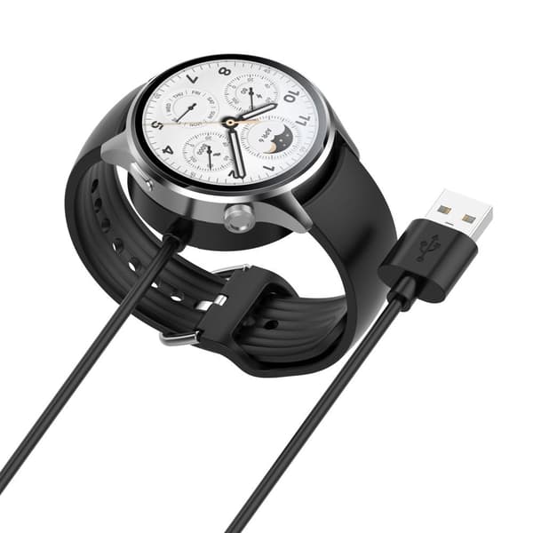 Laderdokk for Xiaomi Watch S1 Pro med USB-kabel, 1m Black