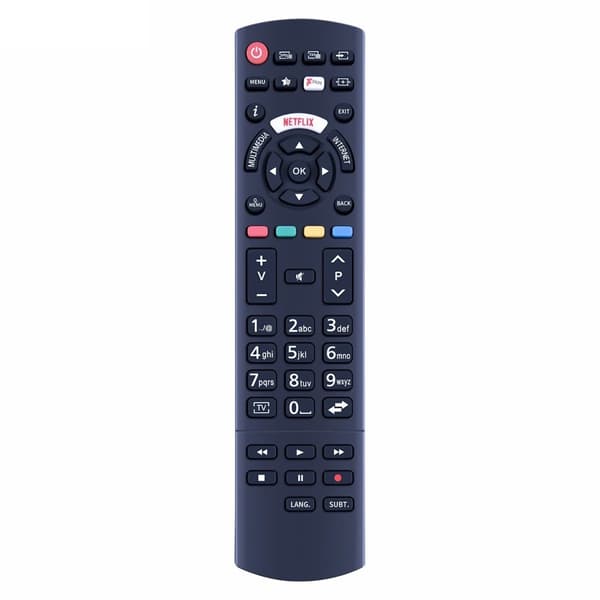 Fjärrkontroll Ersättning för RC49129 För Panasonic TV Svart