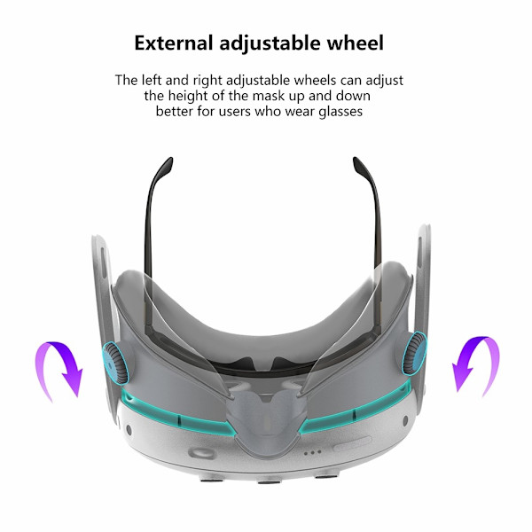 Meta Quest 3 FIIT VR X3 Air Circulation Fan Face Pehmuste Black