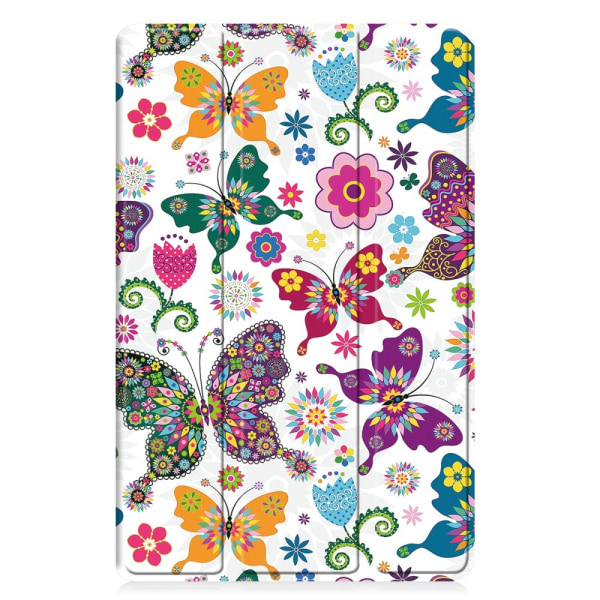 Kolminkertainen telinekotelo Samsung Galaxy Tab A9+ 11" - Butterflies Multicolor