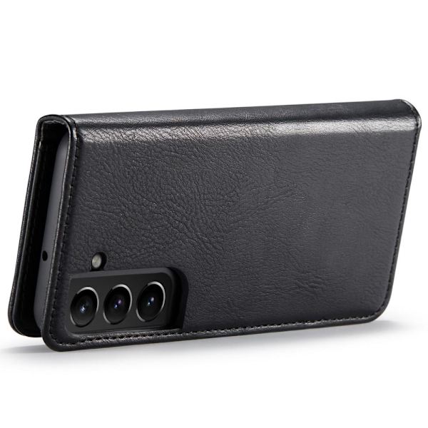Samsung Galaxy S22+ 5G DG.MING Irrotettava 2-in-1-lompakon suojakotelo Black