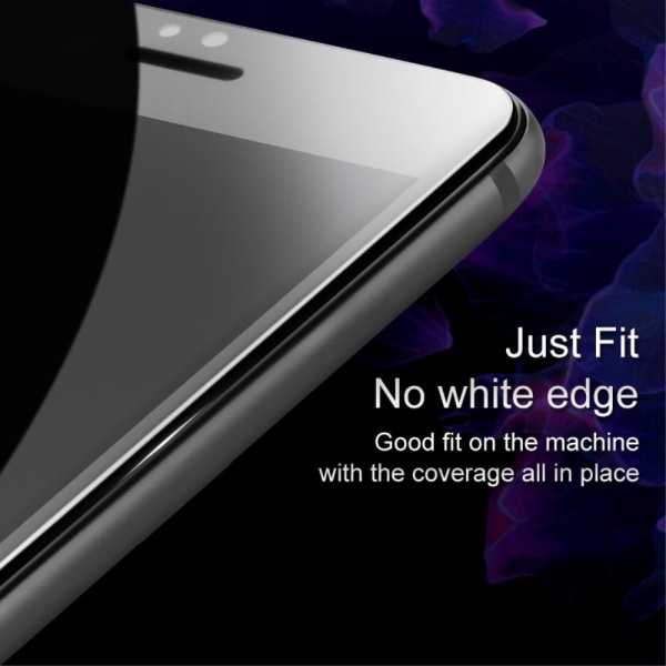 IMAK Full Cover Tempered Glass till OnePlus 5 - Svart Transparent