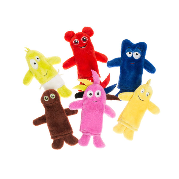 Babblarna Finger Puppet 6 erilaista Multicolor