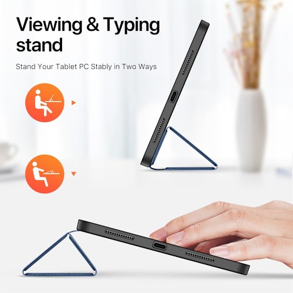 DUX DUCIS Domo iPad Pro 11 (2024) Tri-fold Stativ - Blå Blue
