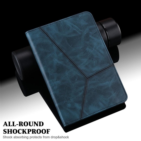 Til iPad 10.2 (2021)/(2020)/(2019) Almindeligt PU-læder tabletcover Blue