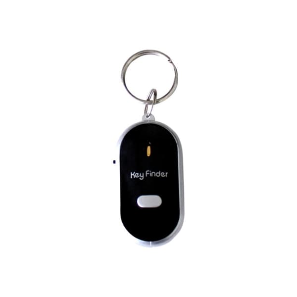 Nøglefinder Anti-Mist Nøglering Tracker Letvægts Genstandsfinder - Sort Black one size