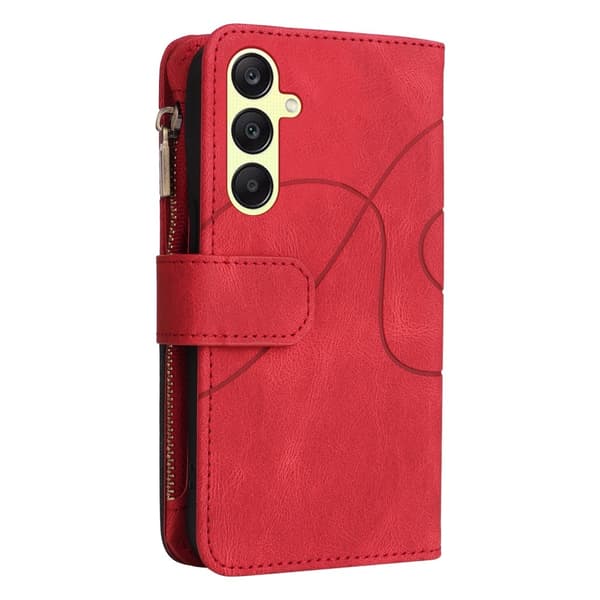 KT multifunktions - serie - 5 til Samsung Galaxy A25 telefonetui Red