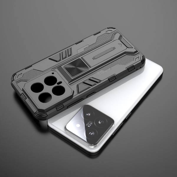 Deksel for Xiaomi 14 med stativ Transparent