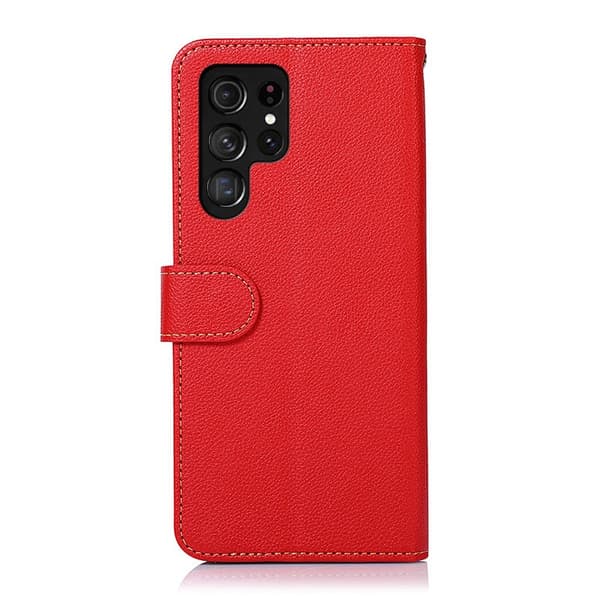 KHAZNEH Lommebok-deksel til Samsung Galaxy S26 Ultra 5G Red