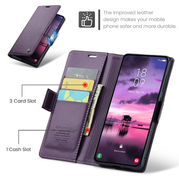 Til Samsung Galaxy A57 5G CASEME telefoncover Purple