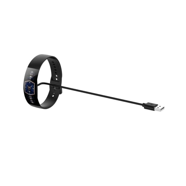 Amazfit X 1m USB-ladekabelholder - Svart Black