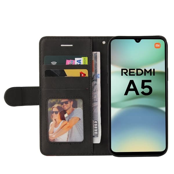 KT Lommebok-deksel til Xiaomi Redmi A5 4G Black
