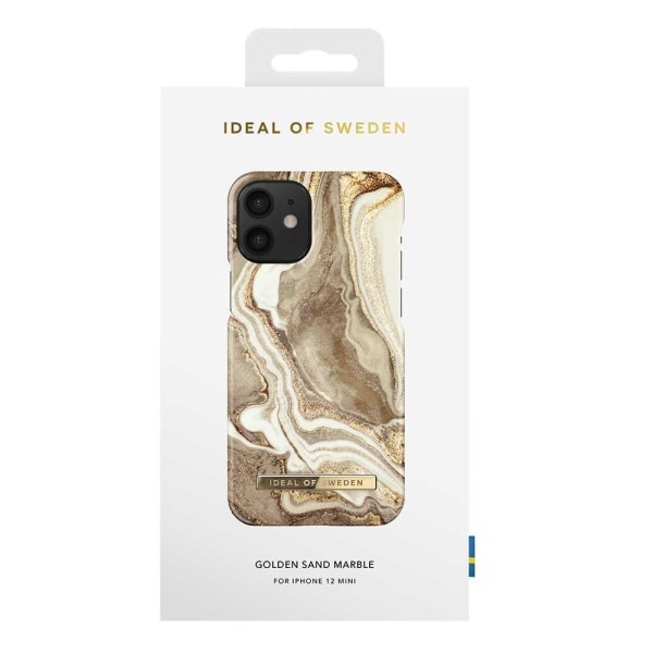 iDeal Of Sweden iPhone 13 skal - Golden Sand Marble Gold